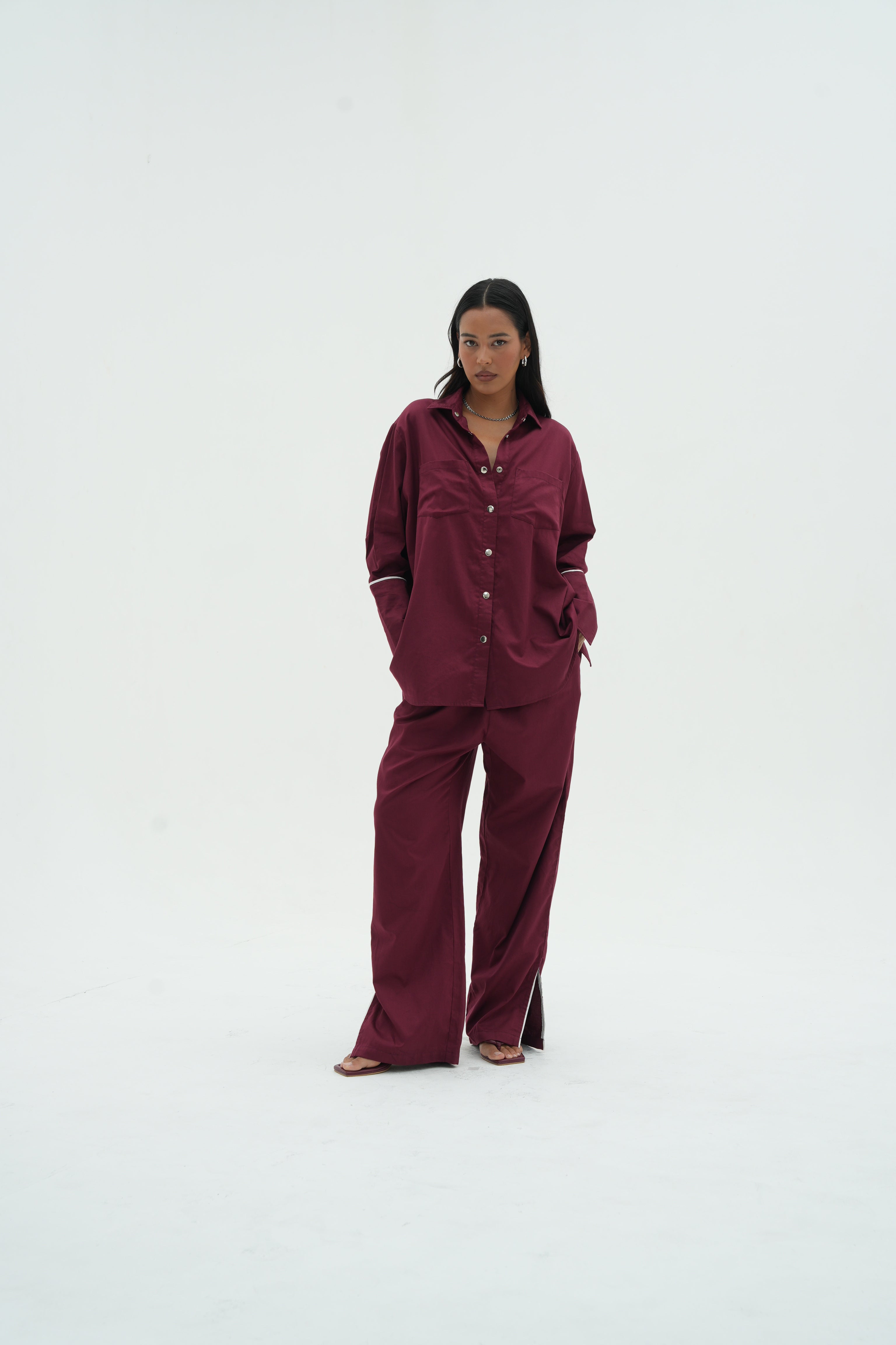 Dre Long Sleeve | Bordeaux