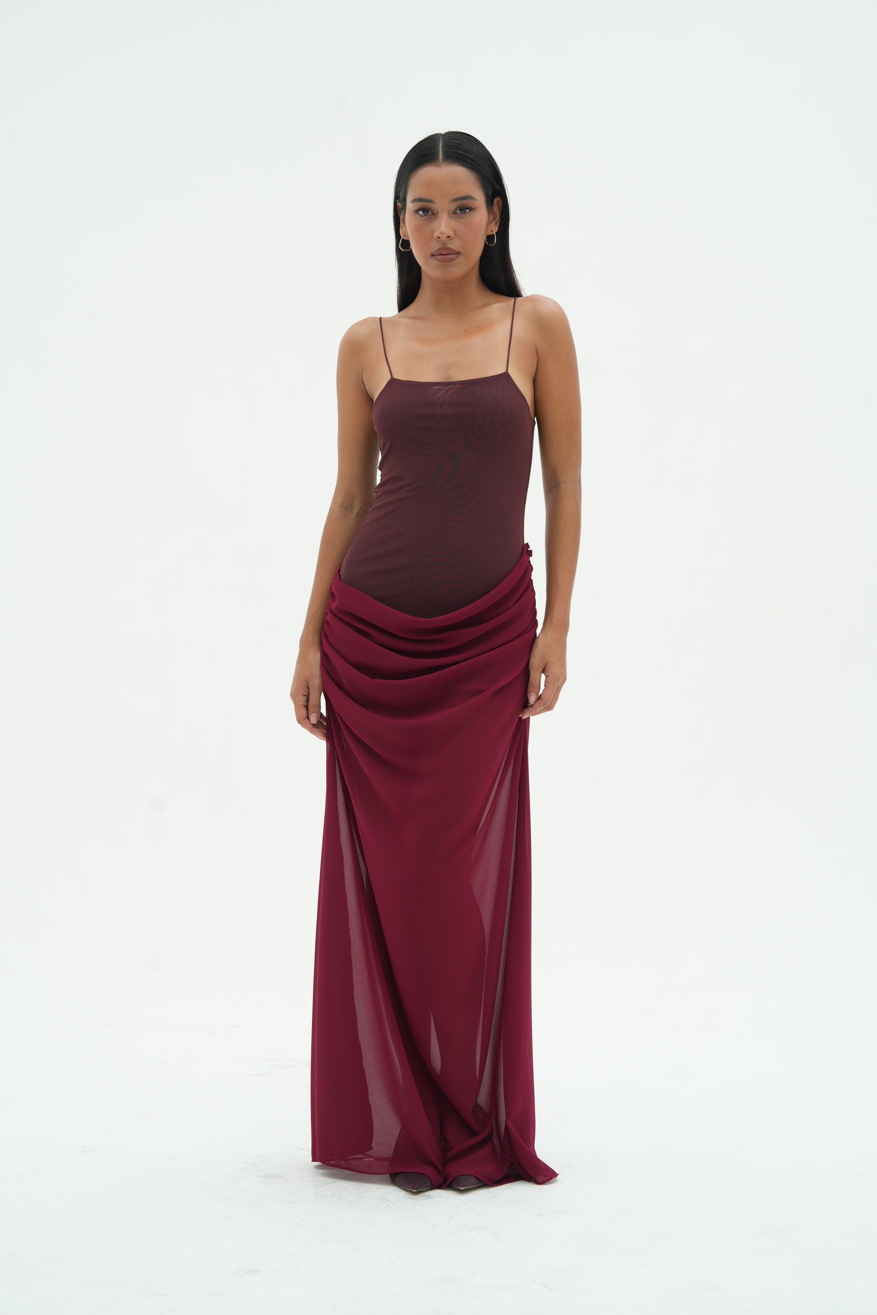 Blanca Maxi Dress | Bordeaux
