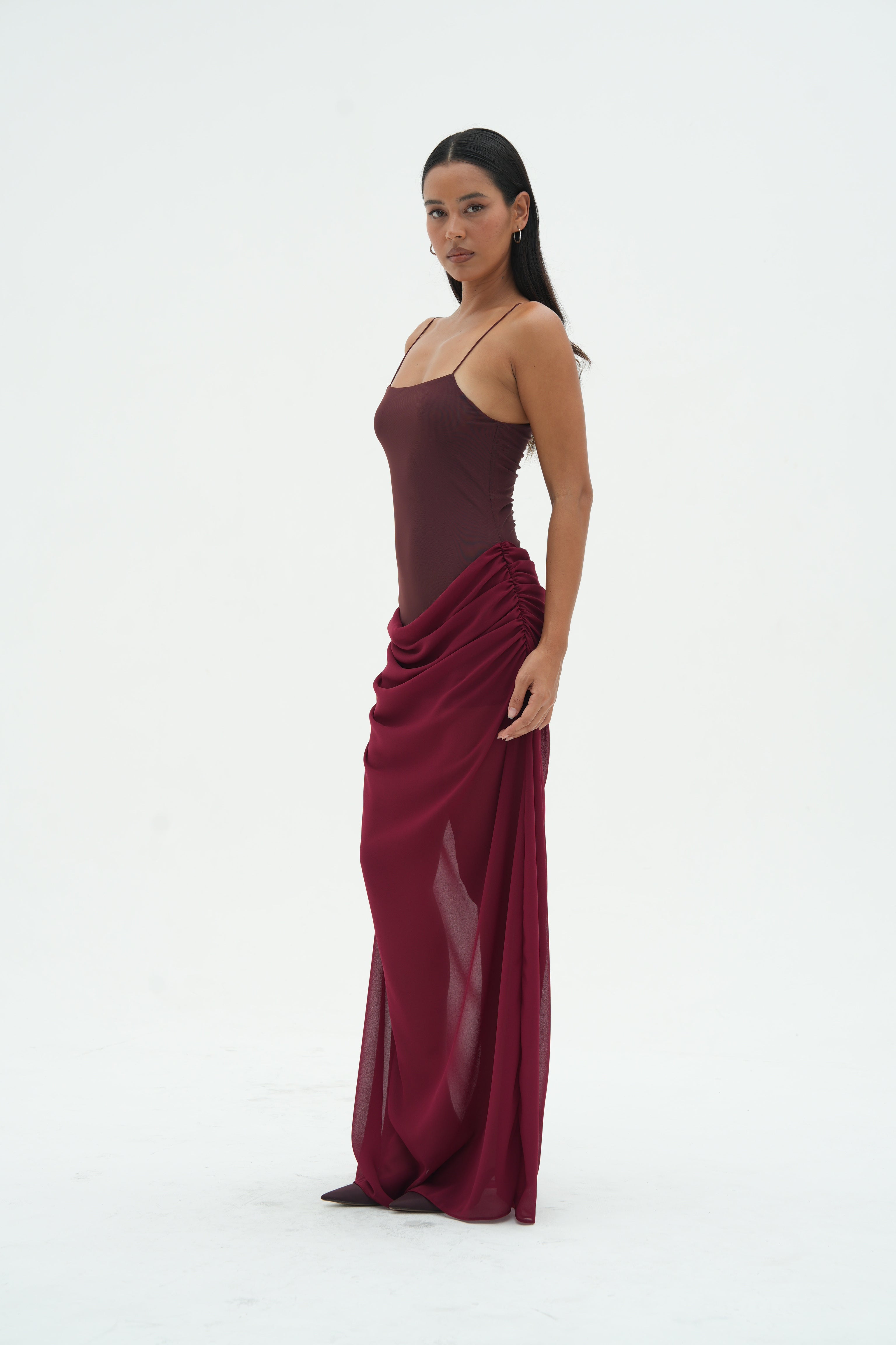 Blanca Maxi Dress | Bordeaux
