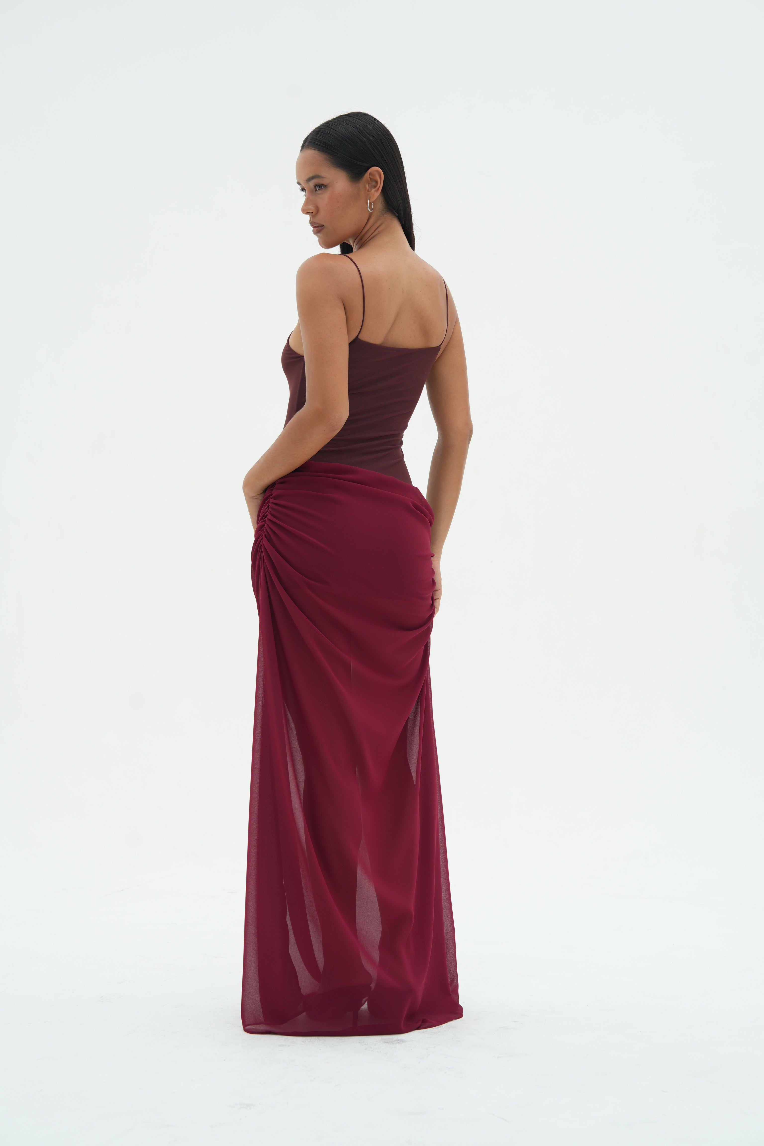 Blanca Maxi Dress | Bordeaux