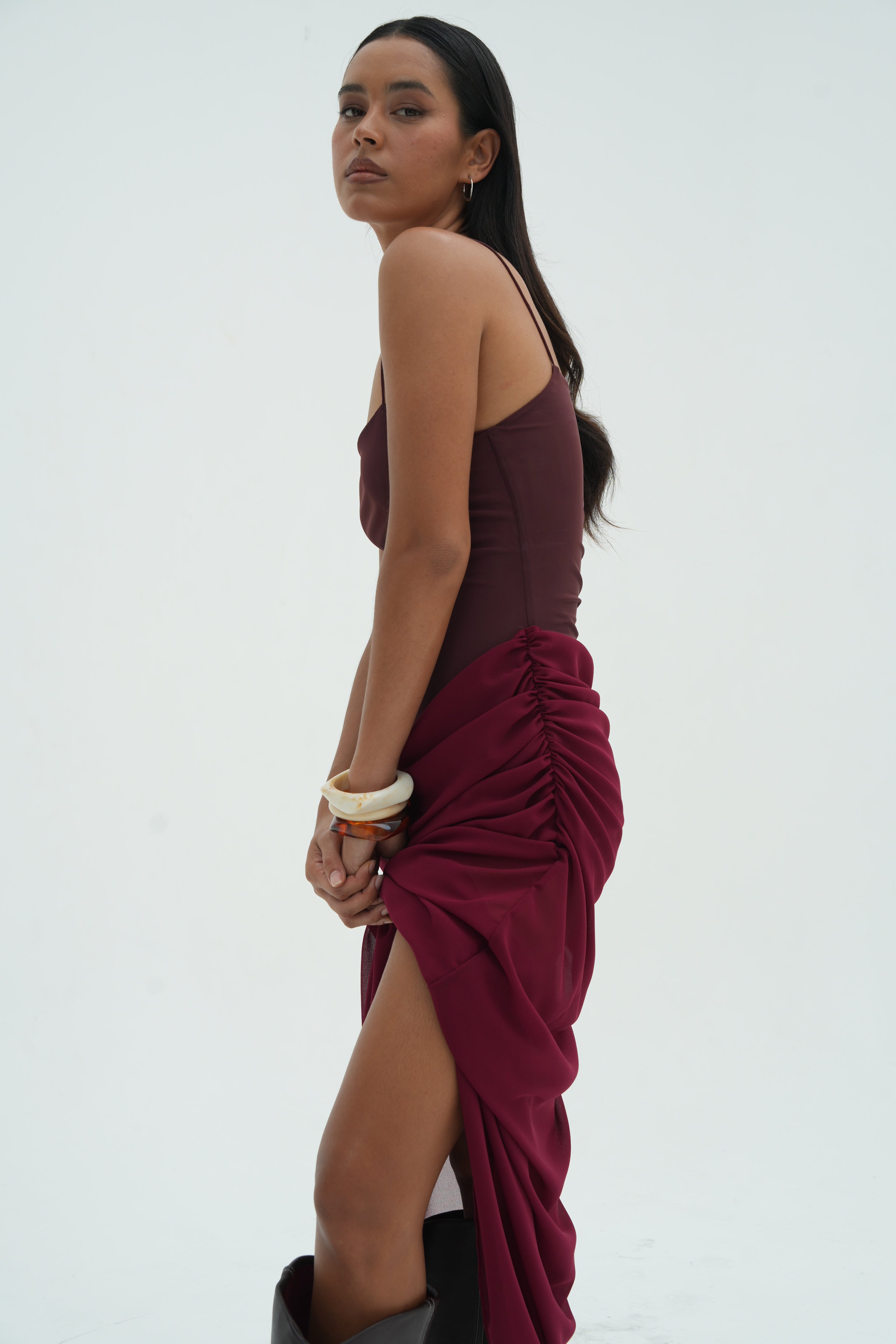 Blanca Maxi Dress | Bordeaux