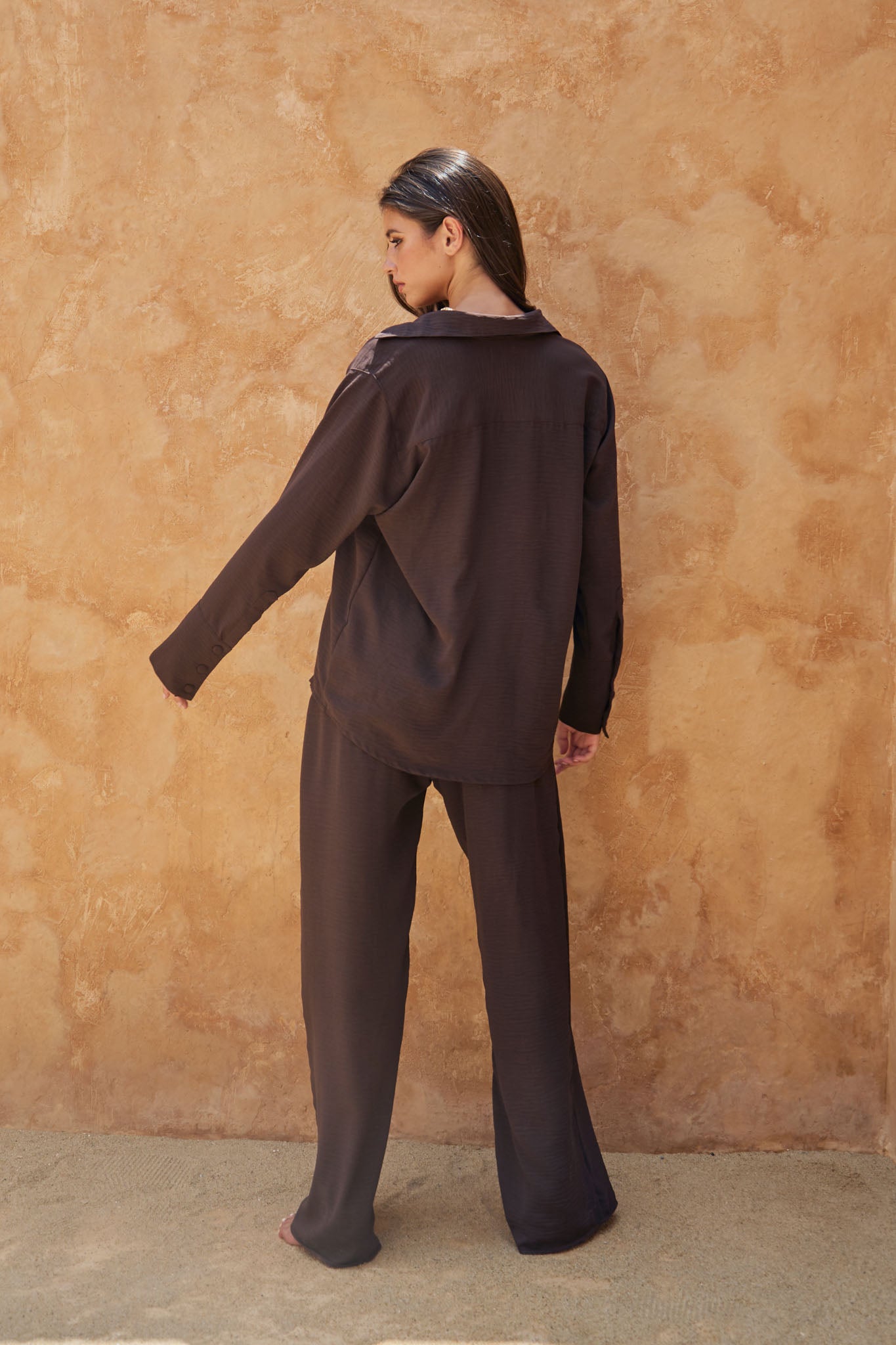 Alessia Staple Shirt | Chocolate Allure