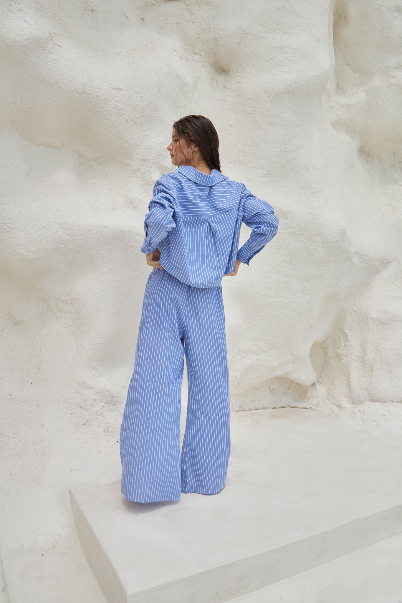 Talitha Pant | Navy Stripe