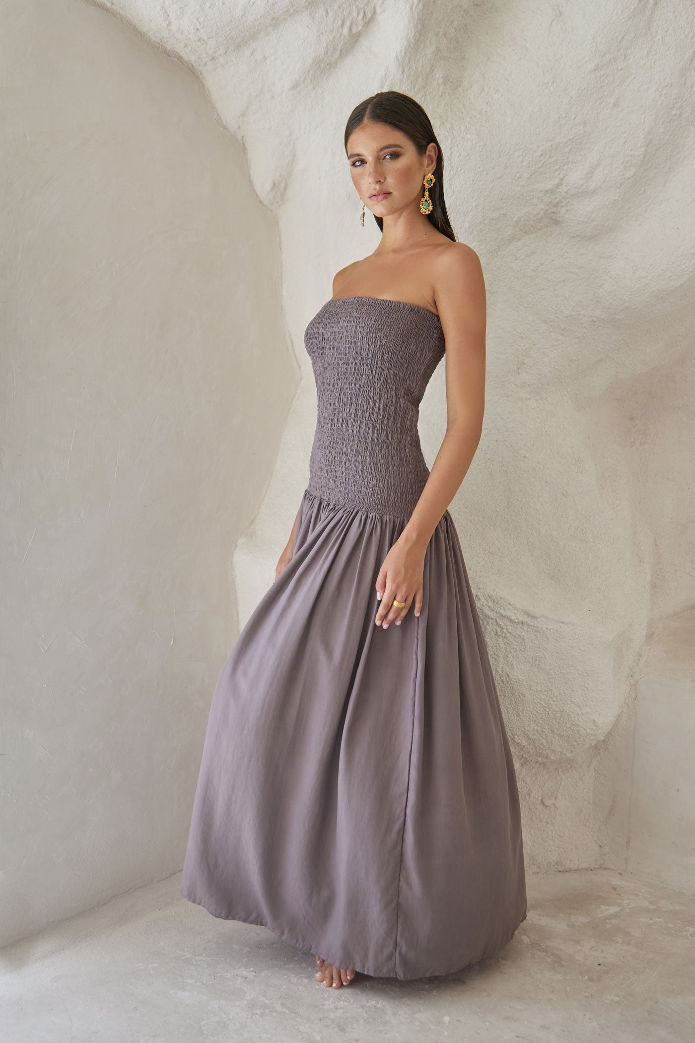 Mahinia Maxi Dress | Slate
